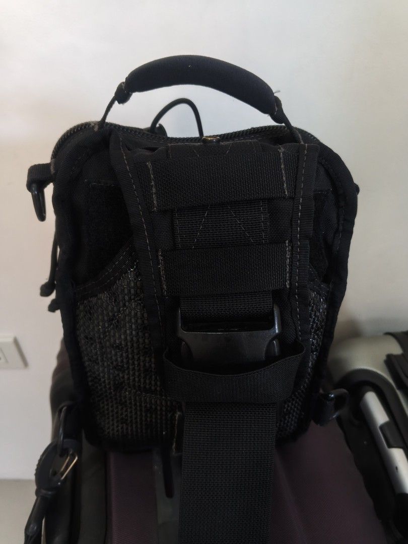 Magforce International Tactical Sling Bag Black (Category: Sling Bags) located in Tanza. Submitted by antares0048 (Listing ID 1464968523, Image 3). Description: - Authentic Magforce International tactical sling bag in sleek black - Built tough with durable nylon and heavy-duty zippers - Features multiple zipped compartments for easy organization - MOLLE webbing on front and sides for gear attachment - Comfortable padded top handle and breathable 