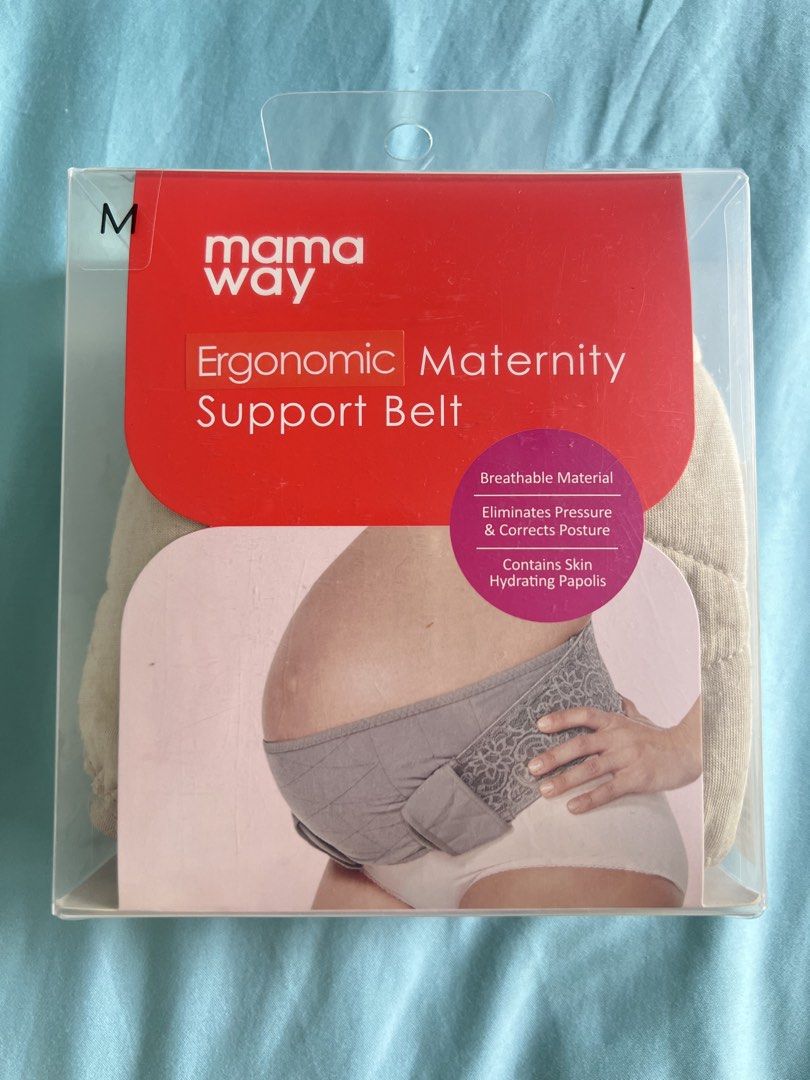 Mamaway Ergonomic Maternity Support Belt Size M Nude (Category: Maternity wear) located in Makati City. Submitted by joyce.s (Listing ID 1464823099, Image 1). Description: Location: Rockwell RFS: Decluttering - Brand: Mamaway Ergonomic Maternity Support Belt - Color & Size: Nude, Size M (Fits belly circumference 78-107cm) - Condition: Brand new, never used, still in original packaging with box and manual - Manufacture Date: July 2022 - Key Benefi