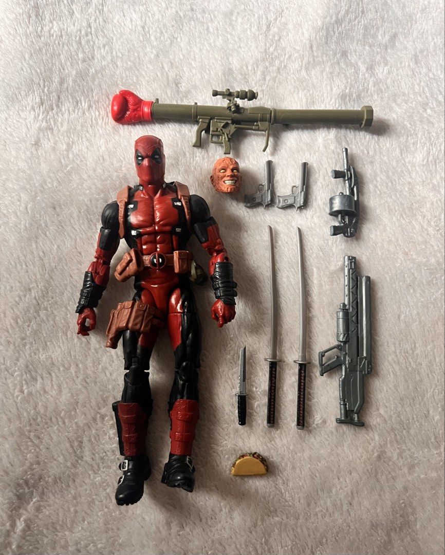 MARVEL LEGENDS DEADPOOL & WOLVERINE‼️ (Category: Figurines & Statues) located in Manila. Submitted by sevnxd (Listing ID 1464899389, Image 2). Description: SELLING AS SET Both loose 3.8k negotiable ML Deadpool from Juggernaut BAF - Complete accessories ML Wolverine from Love Triangle 3-pack - Only missing the mask MOP: GCash, Maya MOD: Lalamove, LBC Loc: Quezon City.