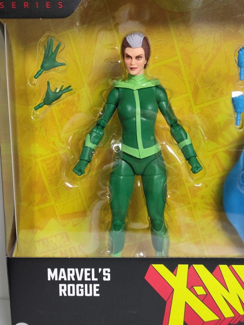 Marvel Legends X-Men Marvel's Rogue Action Figure (Category: Figurines & Statues) located in Abucay. Submitted by lxtoyverse (Listing ID 1464836436, Image 1). Description: - Item: Marvel Legends X-Men Series - Marvel's Rogue (Green Costume) - Condition: Brand new, unopened box, kept in storage - Inclusions: Figure, extra interchangeable hands, and original packaging box - Perfect for: X-Men collectors and action figure display - Meetup or shippin