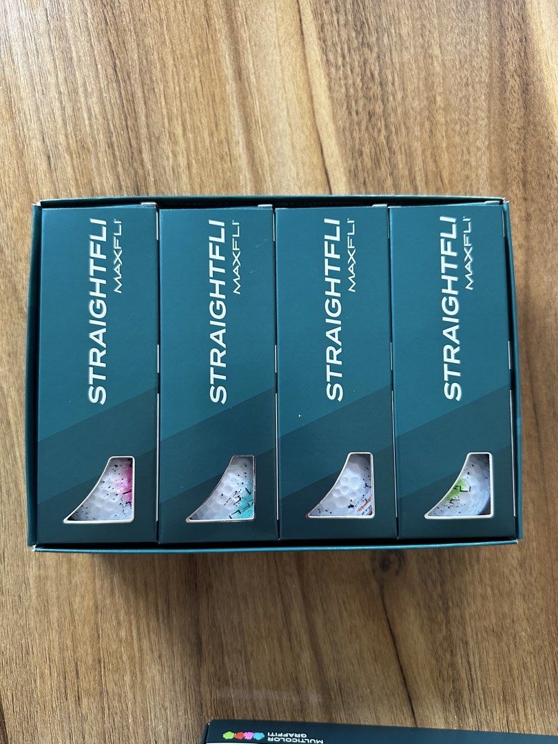 Maxfli Straightfli Golf Balls - PER SLEEVE (Category: Golf) located in Quezon City. Submitted by Hussey (Listing ID 1464816309, Image 2). Description: brand new gifted to me only selling per sleeve coz im keeping the pink one.