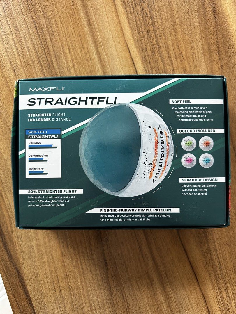 Maxfli Straightfli Golf Balls - PER SLEEVE (Category: Golf) located in Quezon City. Submitted by Hussey (Listing ID 1464816309, Image 3). Description: brand new gifted to me only selling per sleeve coz im keeping the pink one.