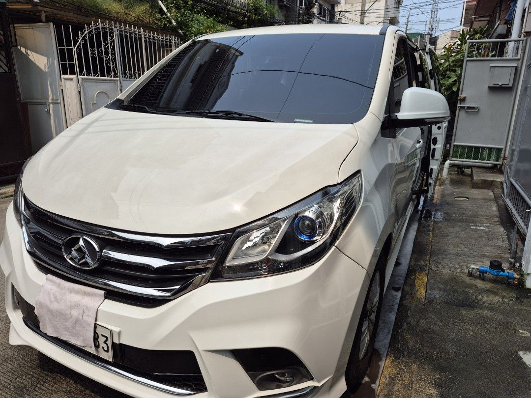 Maxus G10 AT VAN with PWD assit Seat Auto (Category: Used Cars) located in Manila. Submitted by pieces63 (Listing ID 1464794743, Image 2). Description: 9-seater Van in Pristine condition. 5 Leather Captain Seats 1 PWD assist leather seat Last row is bench-type leather seat. Casa Maintained 41K original mileage. Test all you want. Seldom used - just for family outings Must see to appreciate. 700K slighly nego Registered until March 2027 CP : zero 