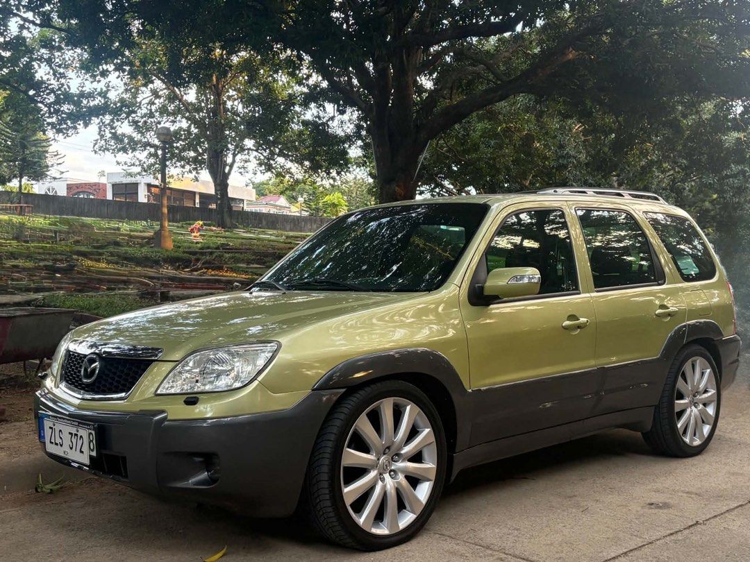 Mazda Tribute Version w Auto (Category: Used Cars) located in Muntinlupa City. Submitted by xiez1209 (Listing ID 1464918993, Image 1). Description: y hubby’s project car 2007 mazda tribute version 2 Local 56k original low mileage💚 Fresh interior Registered Size 20 CX-9 rare mags (65k) tires 95% newly change oil fully synthentic all fluids/oil replaced newly undercoat newly repaint New clear greenish tint Cold A/C Euro concept 275,000 only Locati