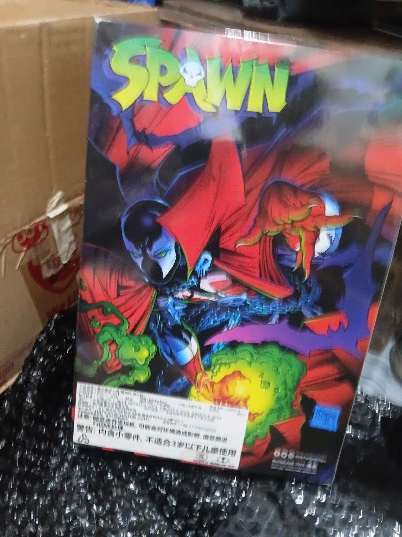 McFarlane Elite Edition Spawn Image Comics Founders Action Figure (Category: Figurines & Statues) located in Manila. Submitted by raymondgwapotlga (Listing ID 1464904921, Image 2). Description: - Item: McFarlane Elite Edition Spawn Action Figure (Image Comics Founders) - Condition: Brand new, unopened box with completely intact plastic window - Inclusions: Iconic red cape, chains, weapons, and extra hands inside packaging - Perfect for: Spawn col