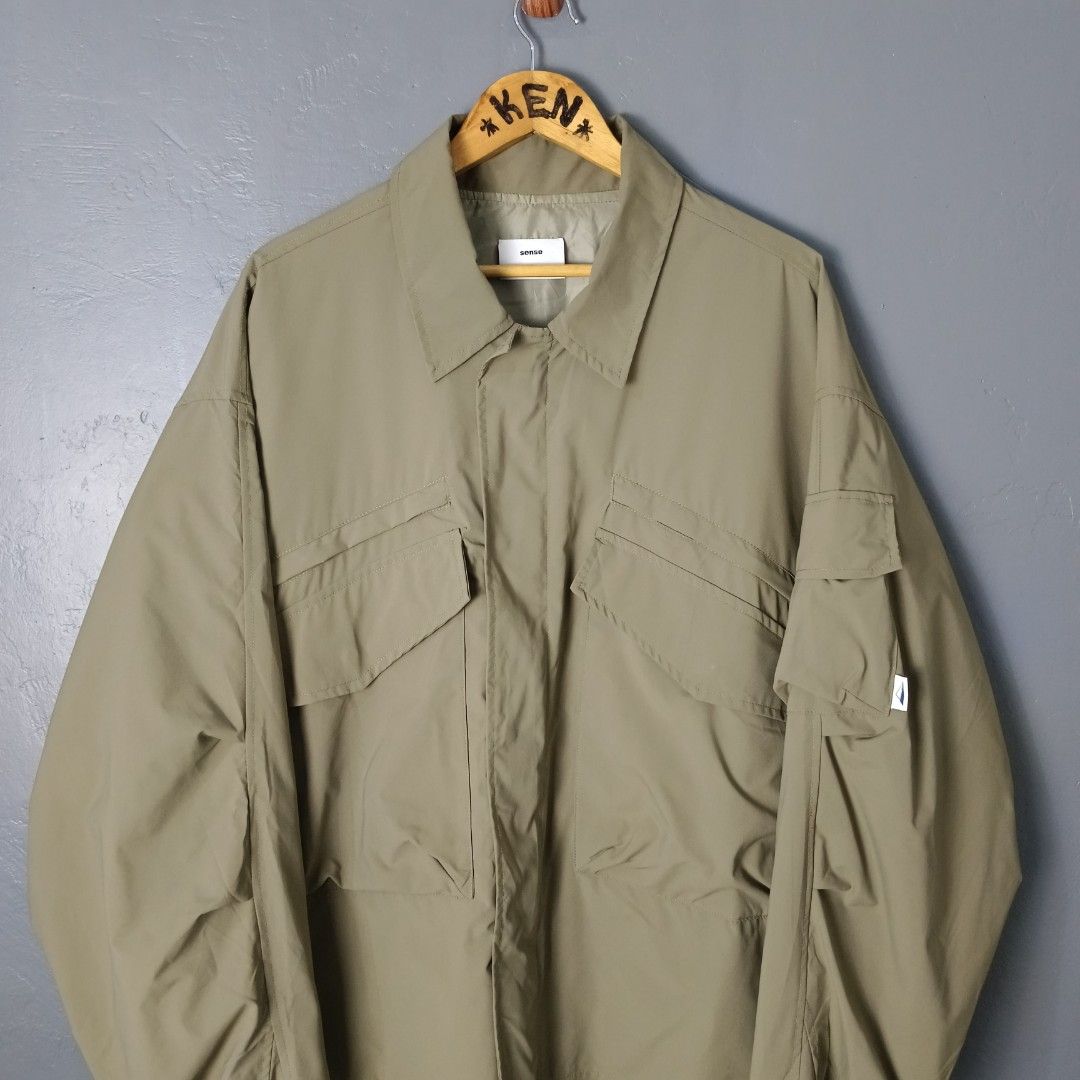 Men's - Sense (Category: Coats, Jackets and Outerwear) located in Bacolod City. Submitted by drop.ph (Listing ID 1464871587, Image 1). Description: Sense - Utility Field Jacket Authentic *Oversized *Size 3 or Large - 30-Width, 28-Length *Excellent cloth *Minor stain (sleeve) *Price: 1,500php *Add SF if outside Bacolod City .