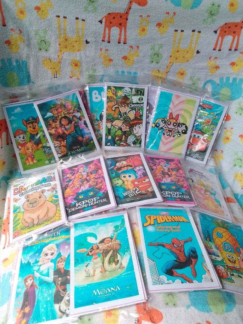 Mini Coloring Book for kids (Category: Educational & Learning Toys) located in Caloocan City. Submitted by romborhea18 (Listing ID 1464862290, Image 2). Description: Minimum Order : 20 pcs OPEN FOR WHOLESALE minimum 20 pcs ( 6 pesos each0 30+ ( 5 pesos each) For lootbags, giveaways, and learning material for kids CAN SHIP NATIONWIDE VIA J&T AND LBC.