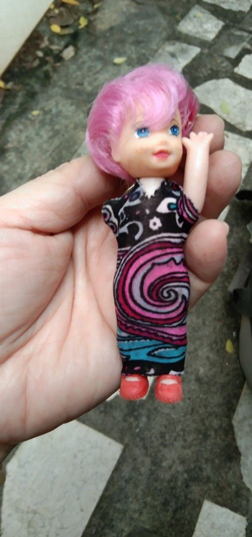 Mini doll with dress (Category: Action & Battle Toys) located in Quezon City. Submitted by eidorableshop (Listing ID 1464797995, Image 1). Description: .