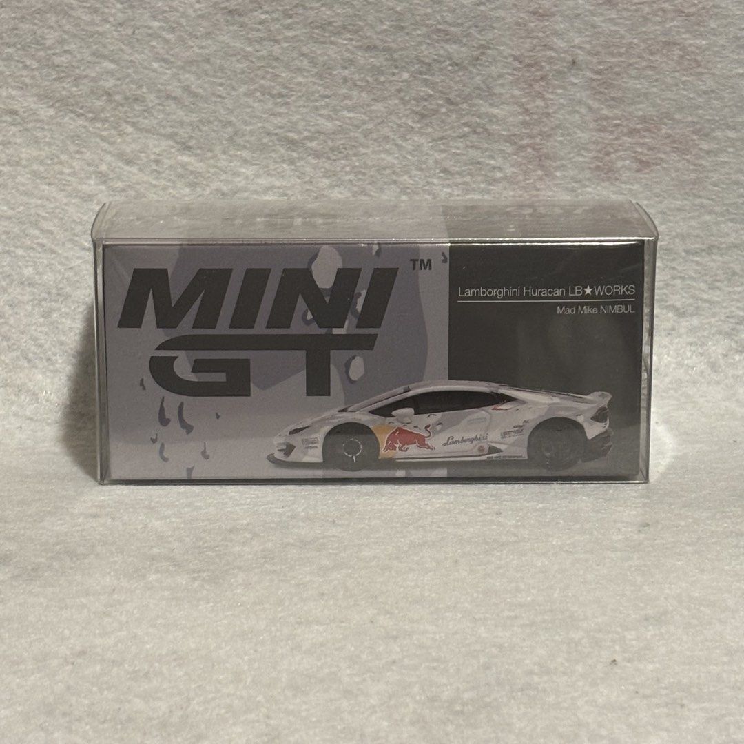 MINI GT LAMBORGHINI HURACAN NIMBUL (Category: Vehicle & Diecast Models) located in Manila. Submitted by bilhinmoko_online (Listing ID 1464965279, Image 1). Description: Item Location : Mandaluyong / Pasig Item Condition : Sealed Price : P3,200.