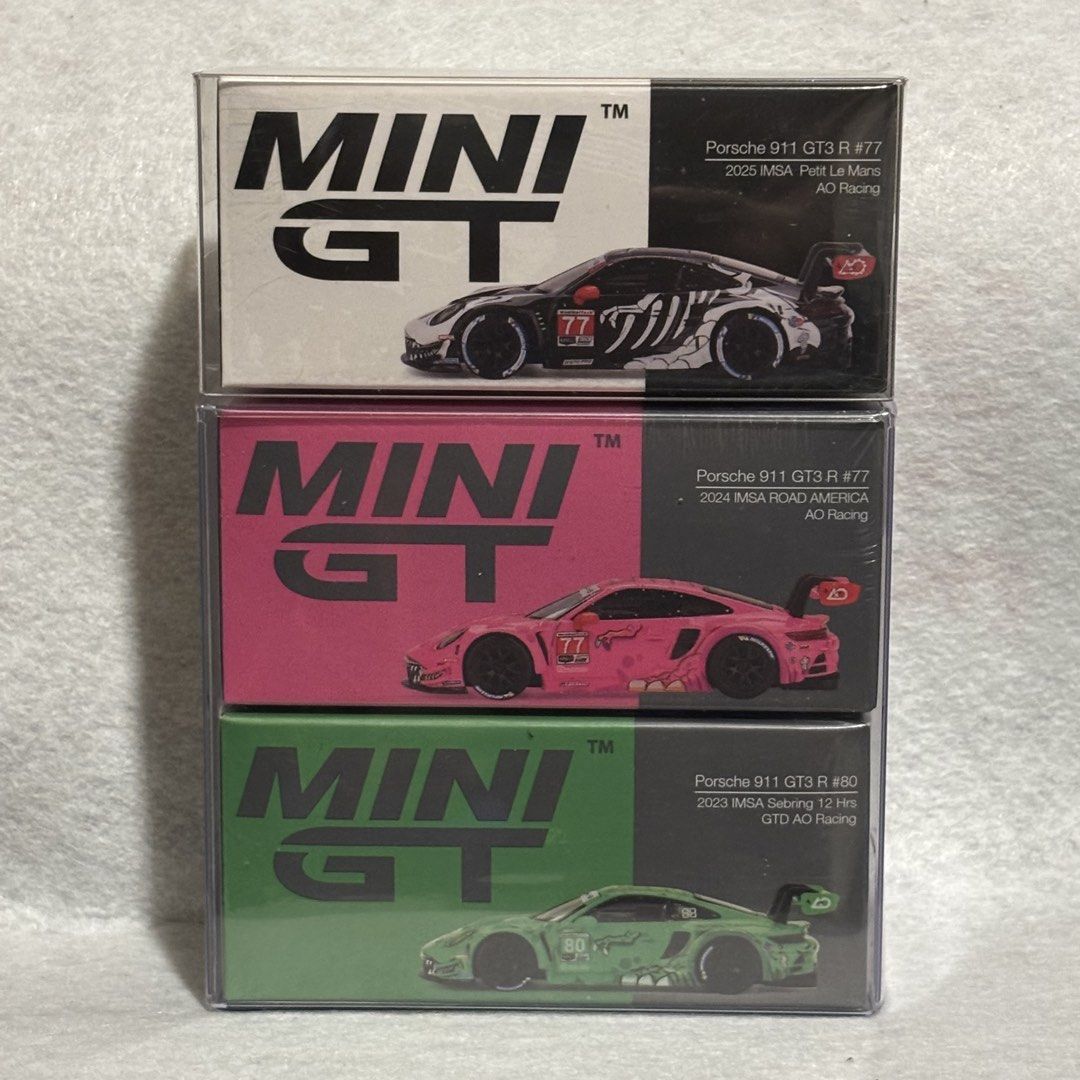 MINI GT Rexy and Roxy Set (Category: Vehicle & Diecast Models) located in Manila. Submitted by bilhinmoko_online (Listing ID 1464965178, Image 1). Description: *selling as set only Location : Mandaluyong / Pasig Item Condition : Sealed Price : P8500 .