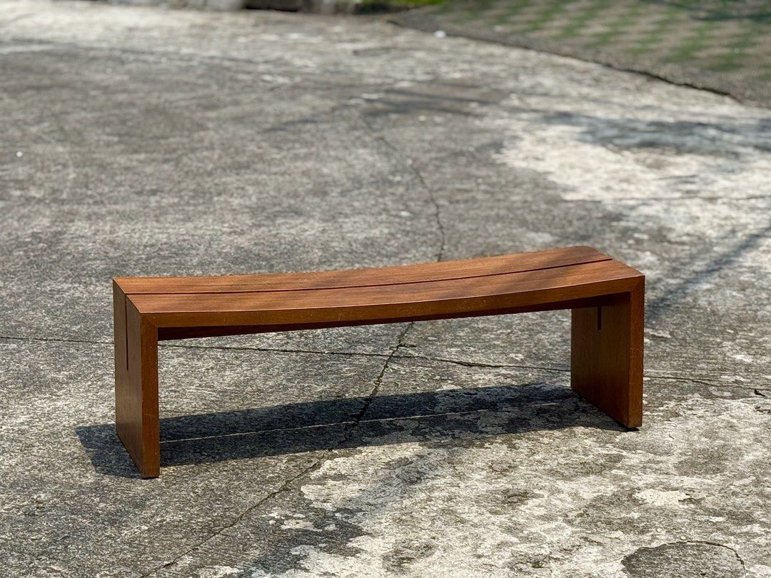 Minimalist wooden slab bench (Category: Chairs) located in Bulacan. Submitted by rock_off.thriftshop.ph (Listing ID 1464942324, Image 2). Description: .