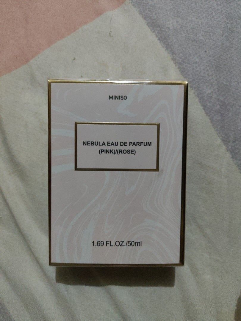 MINISO NEBULA PINK PERFUME (Category: Fragrance & Deodorants) located in Manila. Submitted by warmshark.1ae1ea (Listing ID 1464892278, Image 1). Description: MINISO NEBULA PINK 50ml sealed.