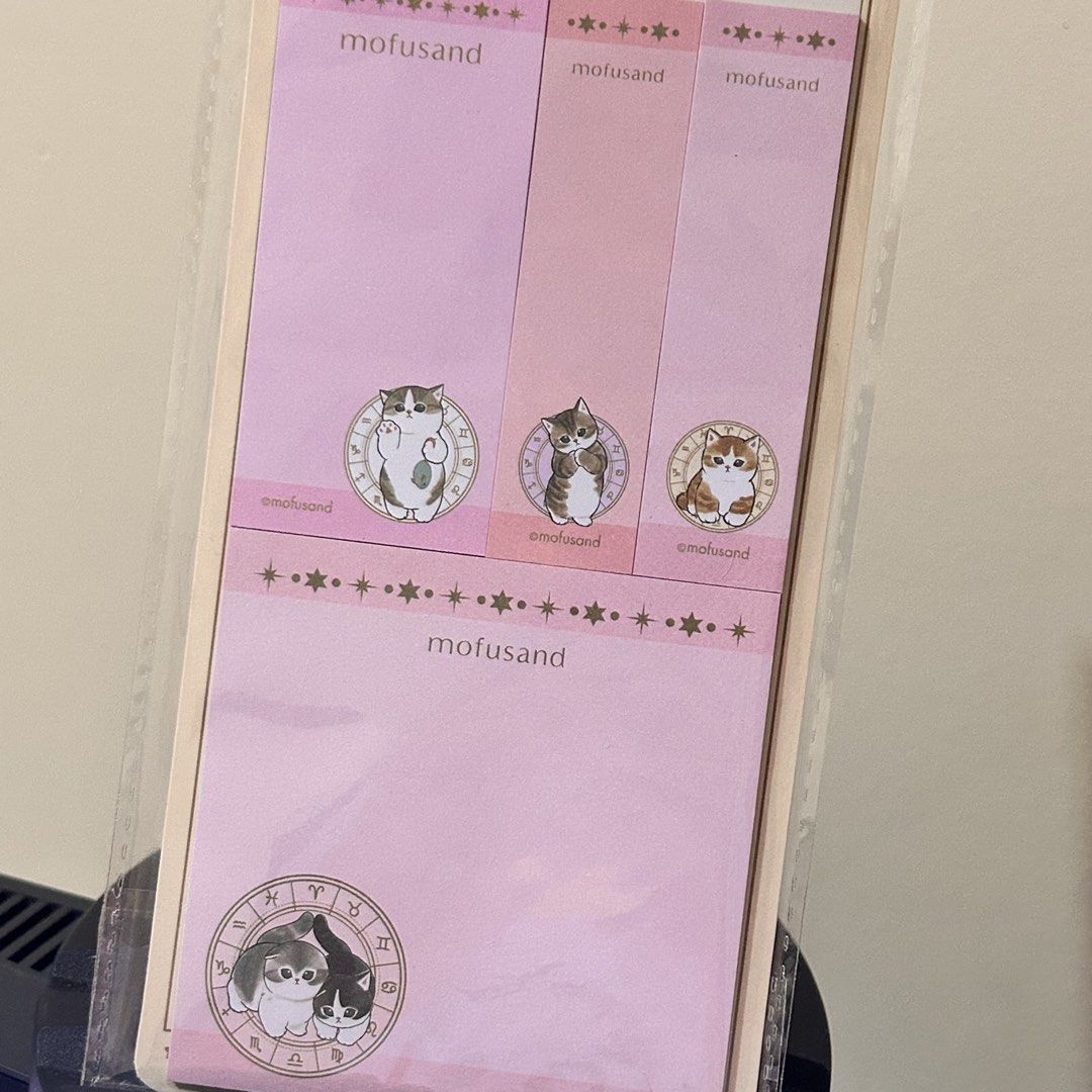 Mofusand Astrology Series Sticky Notes (Category: Stationery & School Supplies) located in Batangas. Submitted by han.jpg (Listing ID 1464903365, Image 1). Description: - official from Japan - onhand, ready to ship - pay as you mine - MOP: gcash, maribank - MOD: J&T (54 sf within luzon) - location: batangas.