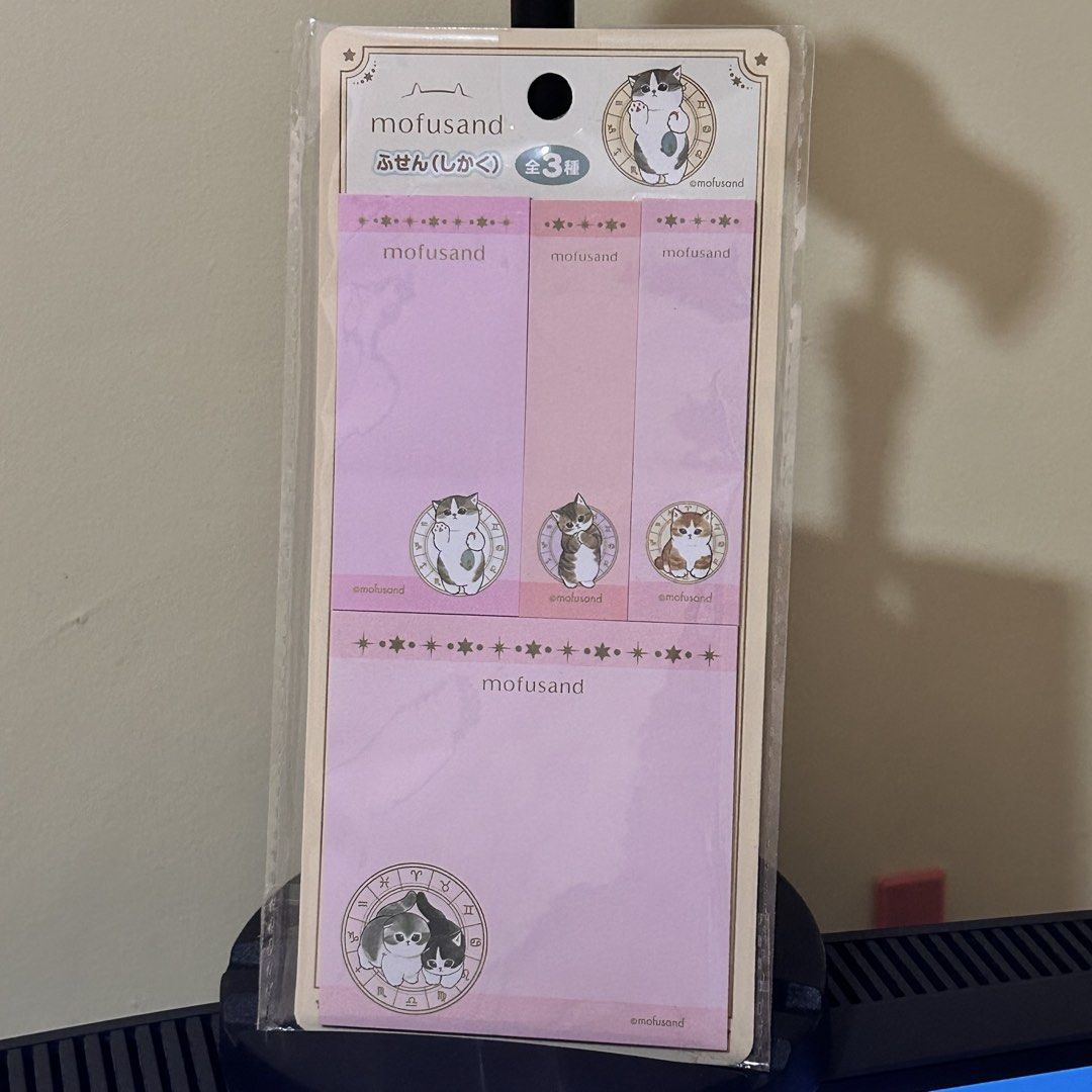 Mofusand Astrology Series Sticky Notes (Category: Stationery & School Supplies) located in Batangas. Submitted by han.jpg (Listing ID 1464903365, Image 2). Description: - official from Japan - onhand, ready to ship - pay as you mine - MOP: gcash, maribank - MOD: J&T (54 sf within luzon) - location: batangas.