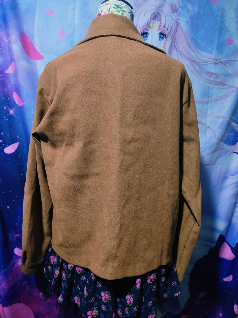 Mustard brown corduroy jacket (Category: Coats, Jackets and Outerwear) located in Pateros City. Submitted by soshifem (Listing ID 1464952311, Image 3). Description: size SMALL.