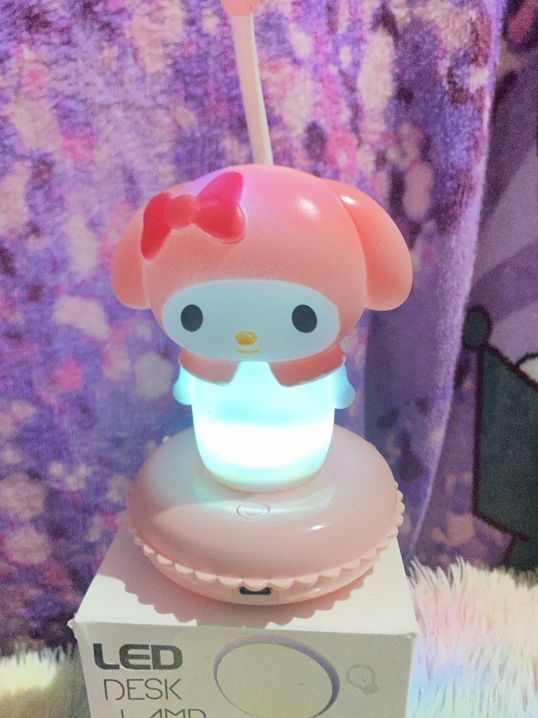 My Melody Lamp (Category: Character Goods) located in Bulacan. Submitted by cute.finds.ph (Listing ID 1464797028, Image 3). Description: —3 level of light —changing colors on body part —with cord —.