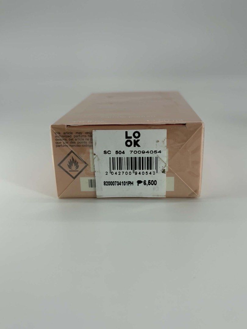Narciso Rodriguez for her perfume (Category: Fragrance & Deodorants) located in Bulacan. Submitted by karisma_noverra (Listing ID 1464928206, Image 2). Description: Brand new from the store.