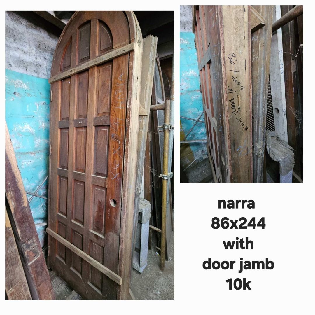 Narra Wooden Door (Category: Outdoor Furniture) located in Quezon City. Submitted by dharcie (Listing ID 1464885894, Image 1). Description: 🚪 SECOND-HAND NARRA DOORS AVAILABLE We have second-hand Narra wooden doors available, subject to current stock. 📩 Message us if interested or visit our warehouse: 📍 #23 Bahawan St., Brgy. Masambong, Del Monte, Quezon City (Look for the brown and white wooden gate.) ☎️ +639776986700.