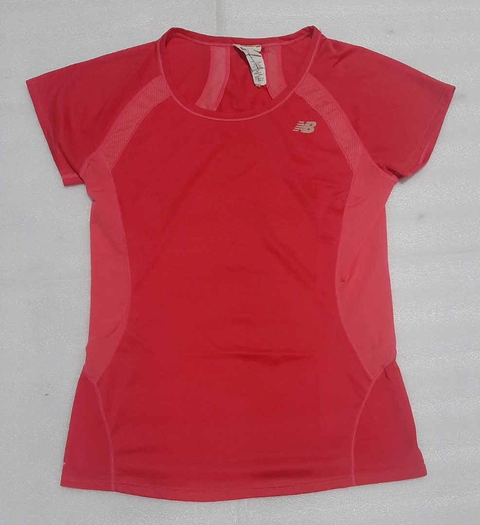 New balance drifit tshirt (Category: Activewear) located in General Santos City (Dadiangas). Submitted by thrift_raid (Listing ID 1464772035, Image 1). Description: size-small pink.