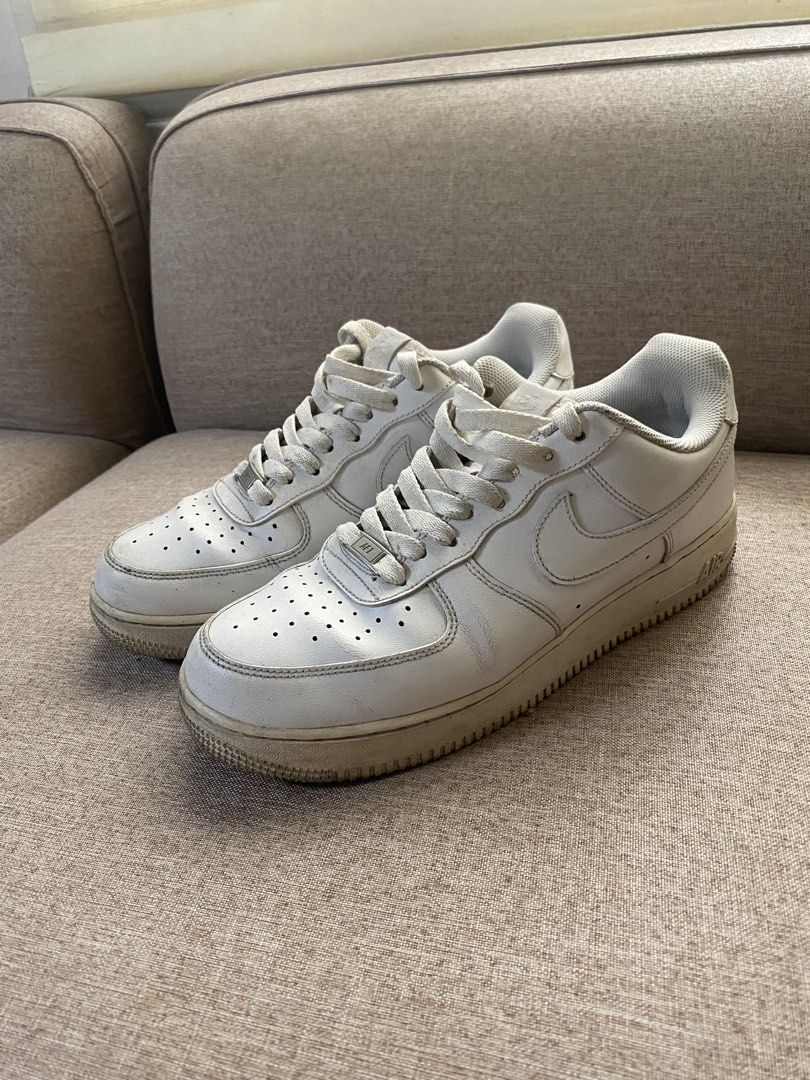Nike Air Force One - Triple White (Category: Casual Shoes) located in San Fernando. Submitted by karoljoseph20 (Listing ID 1464825545, Image 1). Description: Preloved Size 10 US Men No issue.
