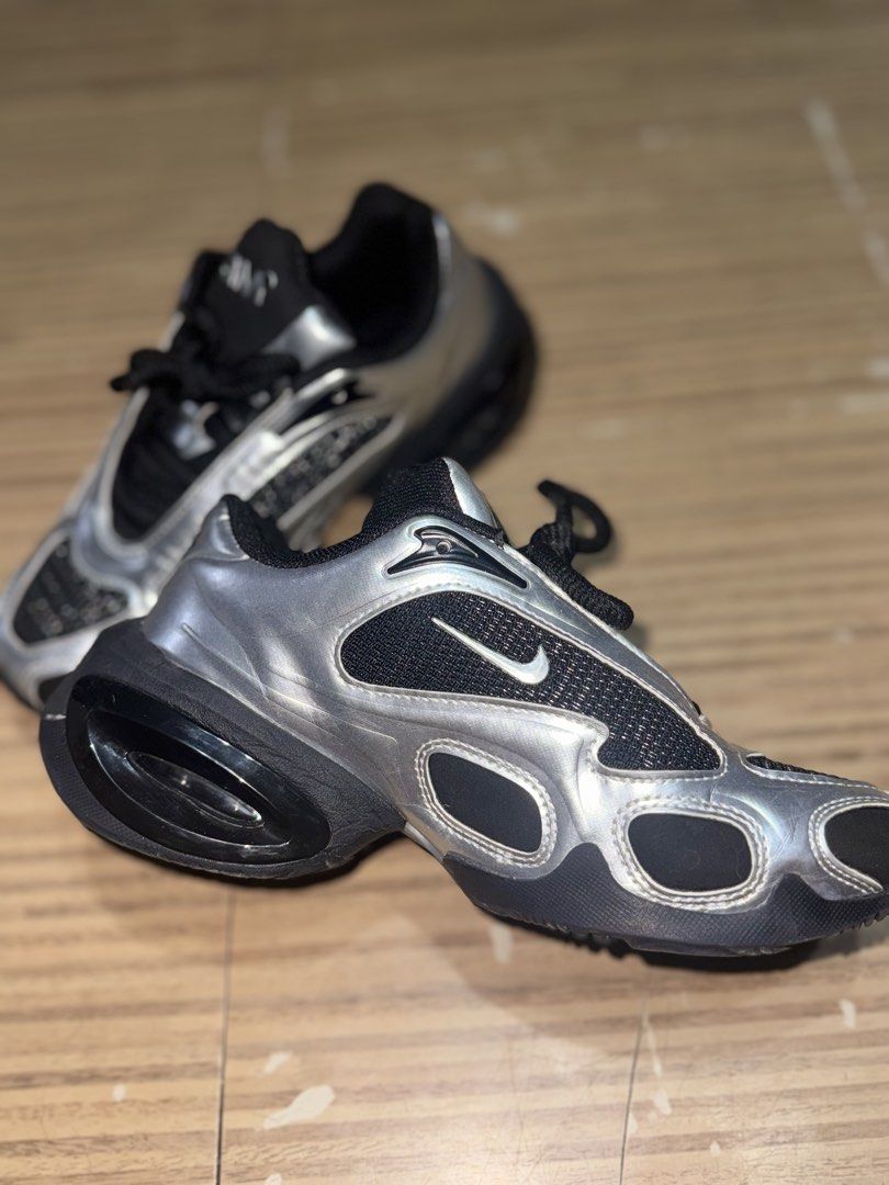 Nike Air Max AM muse black and silver (Category: Sneakers) located in Valenzuela. Submitted by rv019 (Listing ID 1464776644, Image 3). Description: Size 5.5 22.5 cm class A only Bought for 2700 Used twice Wrong size, medyo maliit sakin.