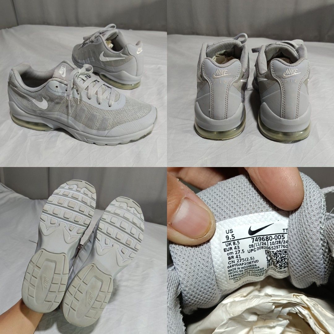 nike air max invigor (Category: Sneakers) located in Talisay. Submitted by burdagz13 (Listing ID 1464858150, Image 1). Description: condition: good as new colorrate: 10-10 issue: none 💸 First pay basis only 🚀 J&T shipping nationwide (doortodoor).