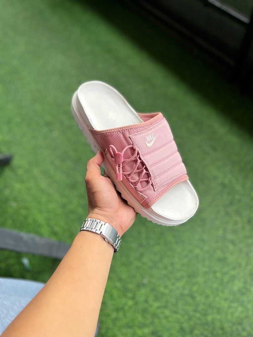 NIKE ASUNA SLIDES RUST PINK (Category: Casual Shoes) located in Butuan. Submitted by jacobfrost (Listing ID 1464904506, Image 2). Description: Asuna Slides Rust Pink Best fit 10 us mens 12 us mens on tag / 44 eur Excellent condition very minimal sign of usage ₱1,200 🏷️.