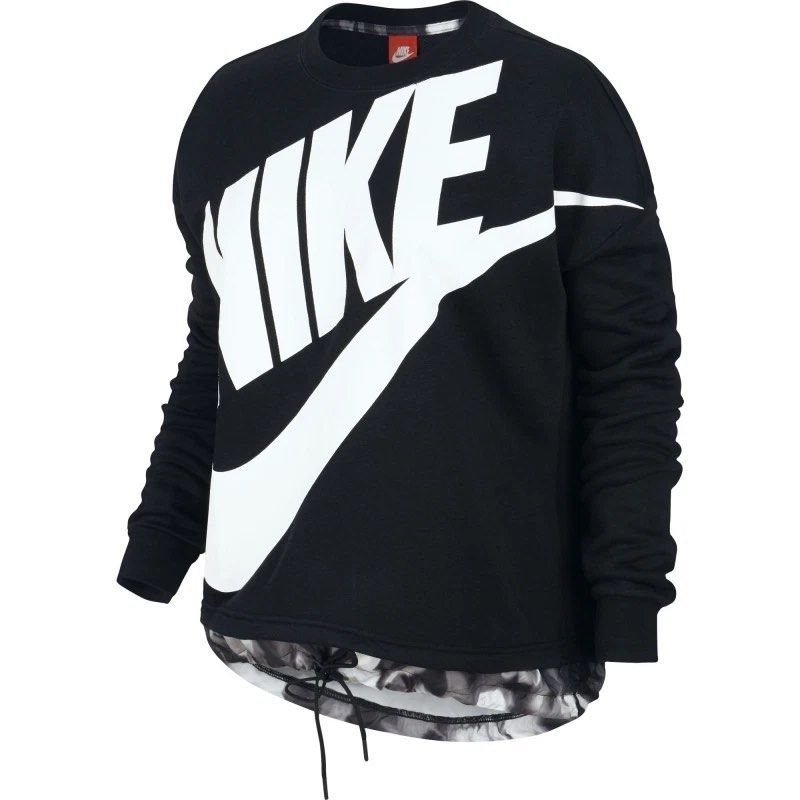 Nike Big Logo Sweatshirt (Category: Coats, Jackets and Outerwear) located in Tacloban City. Submitted by katimmyroy (Listing ID 1464882017, Image 1). Description: Dimensions: 20x24 Size XS on tag Good Condition Minimal Pinholes (Hem part, nylon).
