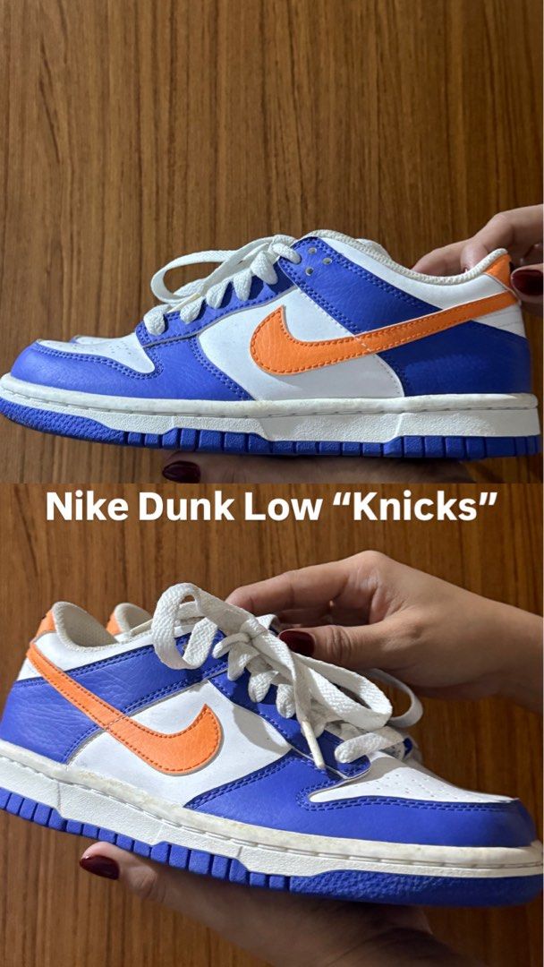 Nike Dunk low (Category: Sneakers) located in Marikina City. Submitted by swiftstar.c998f4 (Listing ID 1464931317, Image 1). Description: Nike Dunk Low – Selling my Nike Dunk Low in Blue/White with Orange accents 💙🧡 * Condition: Slightly used * Still in good overall condition * Minor signs of use/wear, as shown in photos * No major damage or issues * Great colorway and easy to style 👟 RFS: Decluttering / letting go 📌 Actual photos posted. Wha