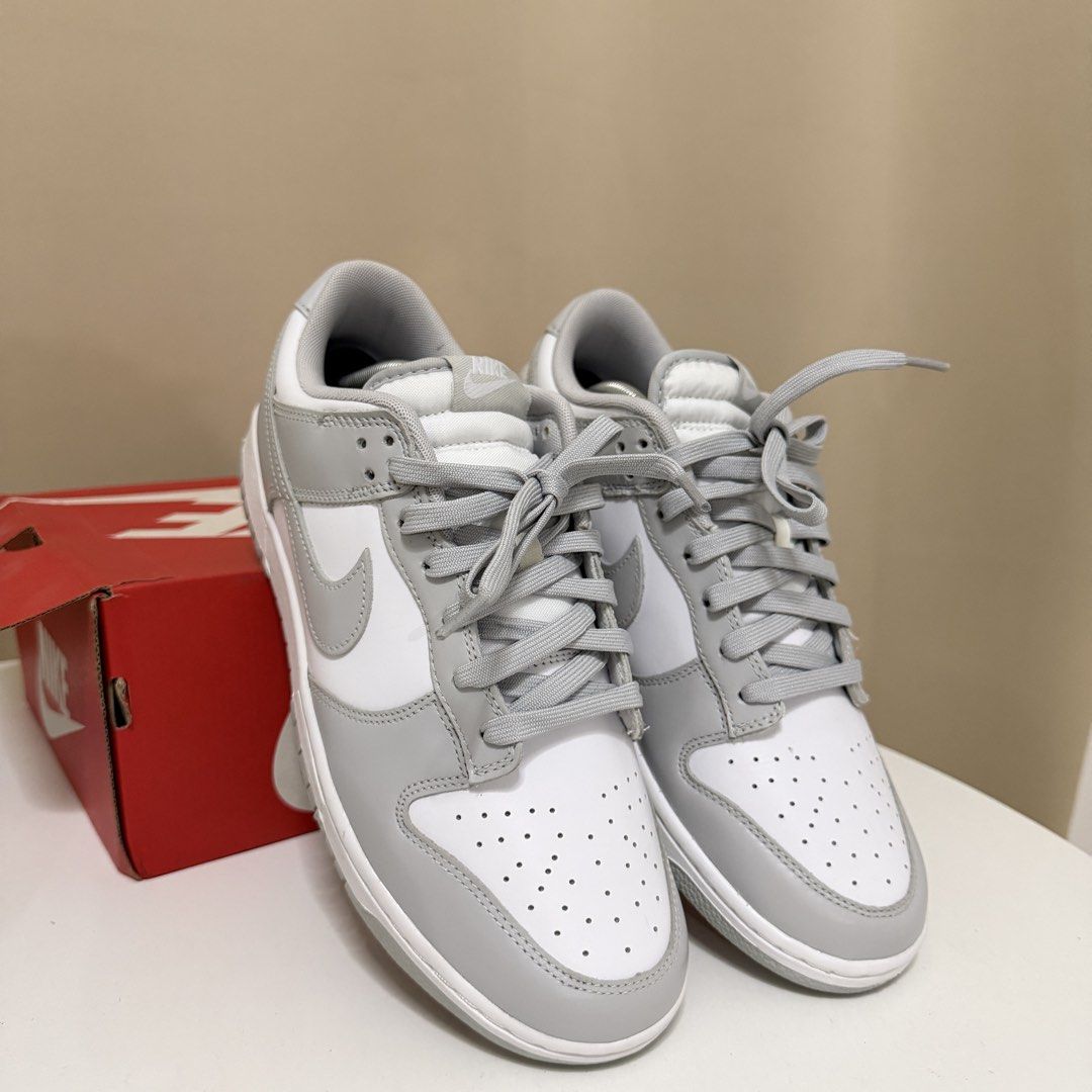 Nike Dunk Low Grey Fog (Category: Casual Shoes) located in Abucay. Submitted by wellnessessentials (Listing ID 1464942396, Image 2). Description: Nike Dunk Low Grey Fog • Size: US 10 • Condition: Brand new - fitted only • No box • P2,800.
