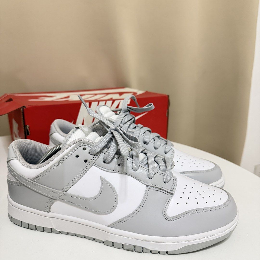 Nike Dunk Low Grey Fog (Category: Casual Shoes) located in Abucay. Submitted by wellnessessentials (Listing ID 1464942396, Image 1). Description: Nike Dunk Low Grey Fog • Size: US 10 • Condition: Brand new - fitted only • No box • P2,800.