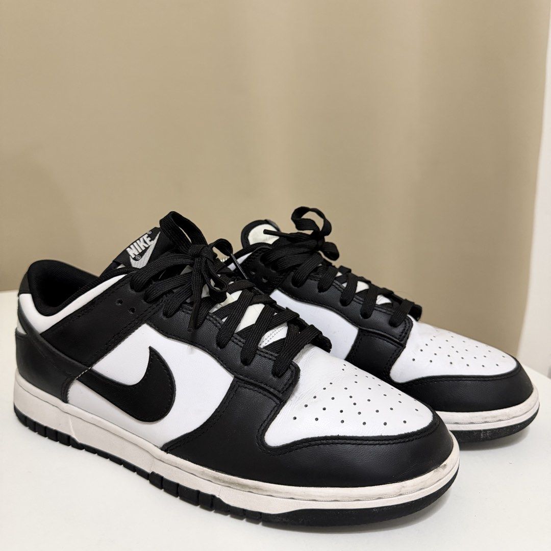 Nike Dunk Low Panda (Category: Casual Shoes) located in Abucay. Submitted by wellnessessentials (Listing ID 1464942873, Image 1). Description: Nike Dunk Low Panda • Size: US 9.5 • Condition: Used • P2,000.