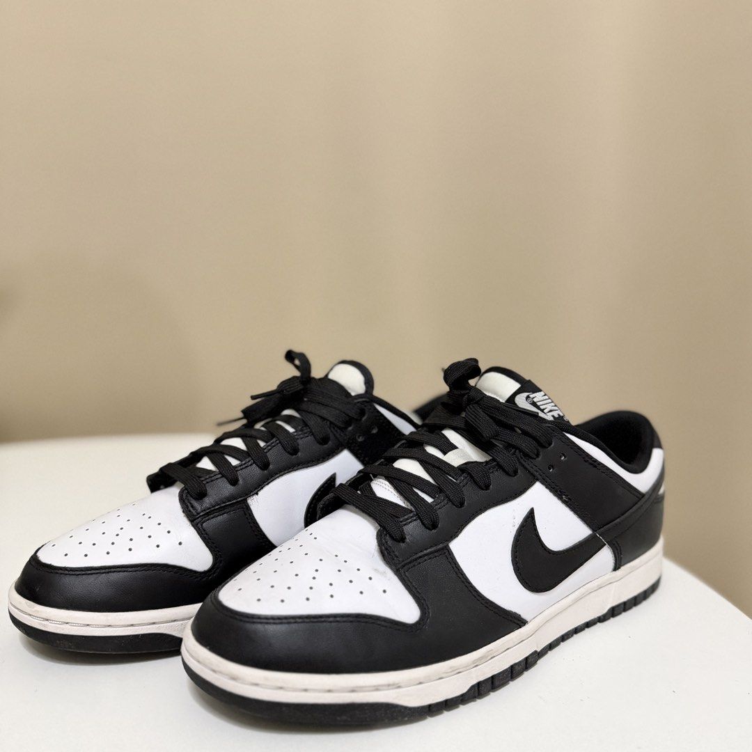 Nike Dunk Low Panda (Category: Casual Shoes) located in Abucay. Submitted by wellnessessentials (Listing ID 1464942873, Image 2). Description: Nike Dunk Low Panda • Size: US 9.5 • Condition: Used • P2,000.
