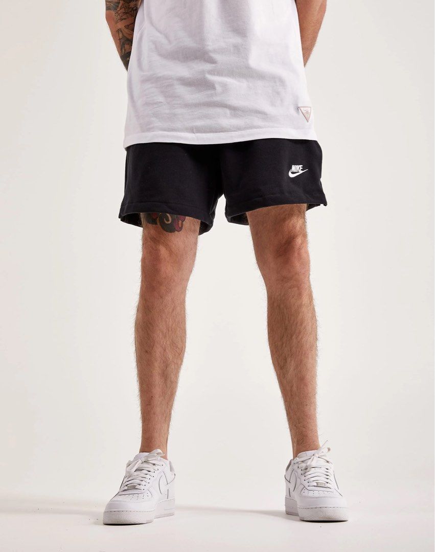 NIKE FLOW SHORTS (COTTON) (Category: Shorts) located in Pasig City. Submitted by buzzthrifty (Listing ID 1464885642, Image 2). Description: SIZE 30-36WAIST 14" LENGTH 13"LEG HOLE EXCELLENT CONDITION DI NA SOBRANG BLACK .
