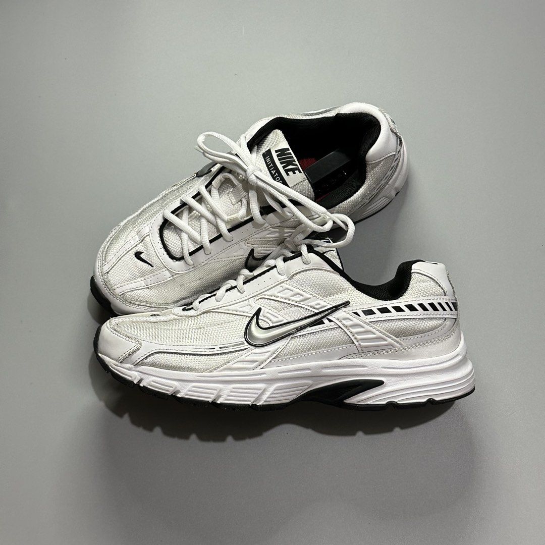 NIKE INITIATOR “White metallic silver” (Category: Sneakers) located in Baguio. Submitted by macshop_items (Listing ID 1464895479, Image 1). Description: NIKE INITIATOR “White metallic silver” - Size 10us wmns/8.5us mens(27cm) - Excellent condition - No issue ₱ 2,280 + sf.