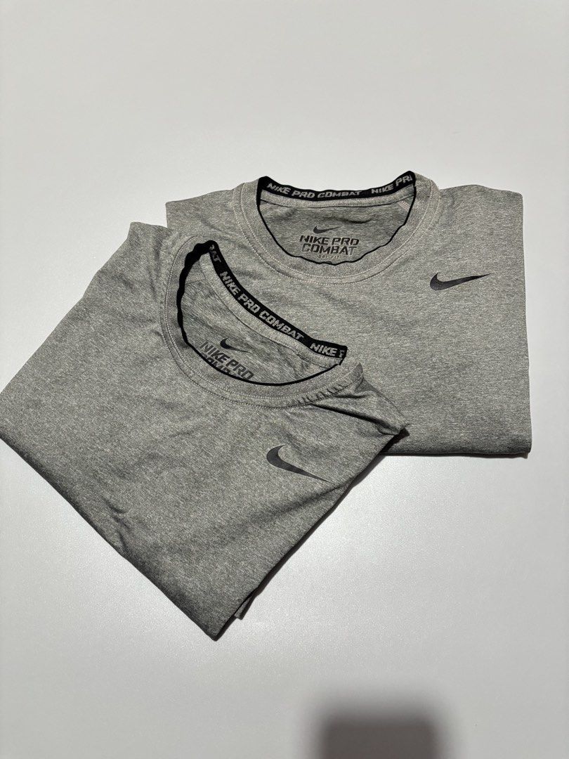 Nike Pro Combat Compression Shirt (As Pack) (Category: Activewear) located in Tacloban City. Submitted by katimmyroy (Listing ID 1464927161, Image 1). Description: Dimensions: 17x25 Excellent Condition No Issue .