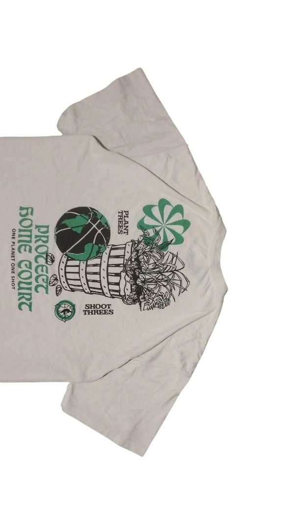 NIKE X ADIDAS SAVE GREEN (Category: Tshirts & Polo Shirts ) located in Koronadal. Submitted by theminance (Listing ID 1464775580, Image 3). Description: - 23X29 ( LARGE ) - Brand: Nike x NBA - Team: Boston Celtics - Color: CREAM - Style: Short sleeve crewneck, standard fit - Details: Front logo graphic, collar globe graphics, and right chest branding.