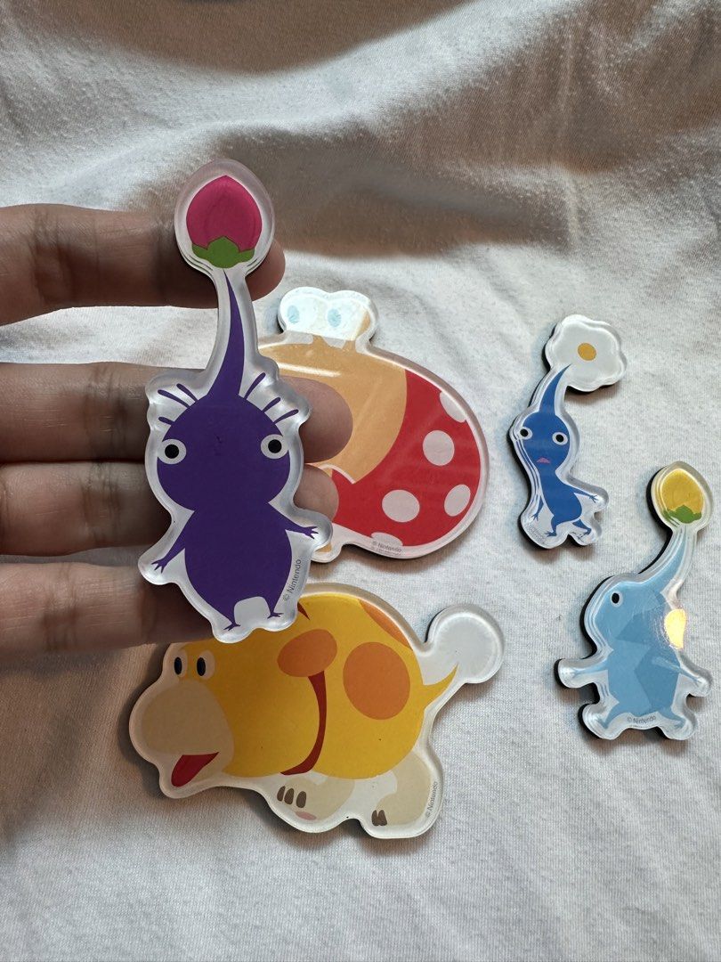 Nintendo Pikmin Ref. Magnet (Category: Character Goods) located in Cainta. Submitted by mochimochiko (Listing ID 1464802796, Image 3). Description: 6pcs. Set of Pikmin high quality magnets. Fan merch Take all ₱ 550.