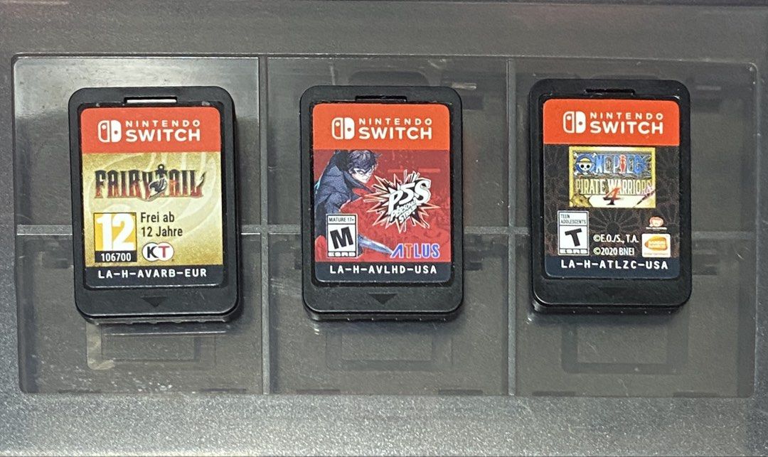 Nintendo Switch (GAMES) (Category: Nintendo) located in Manila. Submitted by nellconcon (Listing ID 1462963215, Image 2). Description: ‼️For sale! Nintendo switch Games‼️ ‼️‼️ALL PRICES ARE FIXED ‼️‼️ Price Starts at ₱499 only! Fairytail (Cart Only) = ₱499 Onepiece Warrior 4 (Cart only) = SOLD Persona Strike 5 ( Cart Only ) = ₱599 Pokemon Shining Pearl ( Cart Only ) = SOLD NBA2k25 (with Case) = SOLD HARVEST MOON (with Case) = ₱799 POKEMON SCARLET