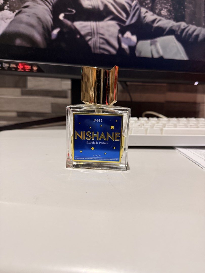 Nishane B-612 Extrait de Parfum (Category: Fragrance & Deodorants) located in Manila. Submitted by tiborarjay69671 (Listing ID 1464784255, Image 3). Description: For sale w/ box, hindi ko lang na post overall goods as perfumer - slightly nego - lalamove or meetup.