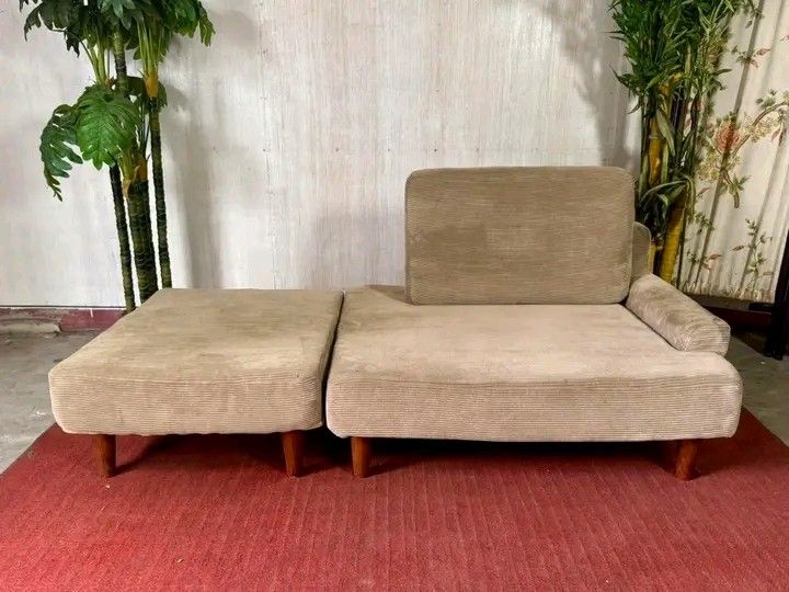 NITORI Compact Couch w/ Ottoman 60”L x 29”W x 12”SH Php 11,500 (Category: Other Home Furniture) located in Malolos. Submitted by shaishai30 (Listing ID 1464771888, Image 1). Description: .