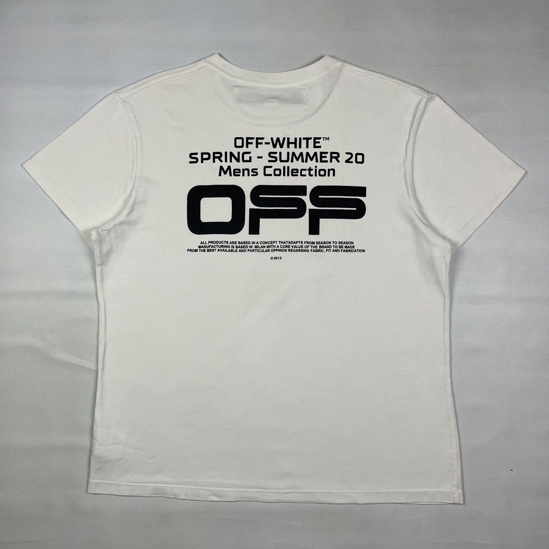 Off-White Wavy Line Logo SS20 Tee (Category: Tshirts & Polo Shirts ) located in Puerto Princesa. Submitted by paradise5300 (Listing ID 1464927624, Image 1). Description: Off-White Wavy Line Logo SS20 Tee Tagged Size: Small Dimensions Inches length: 27 Inches width: 22 Condition: Excellent Color rate: 9.5 Flaws: None 1,199 shipping fee is not yet included. .