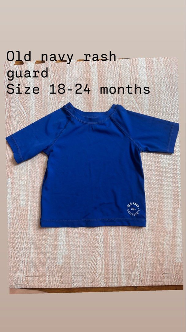 Old Navy blue rash guard size 18-24 months (Category: Babies & Kids Fashion) located in Manila. Submitted by patrishtrishhh (Listing ID 1464902362, Image 1). Description: .