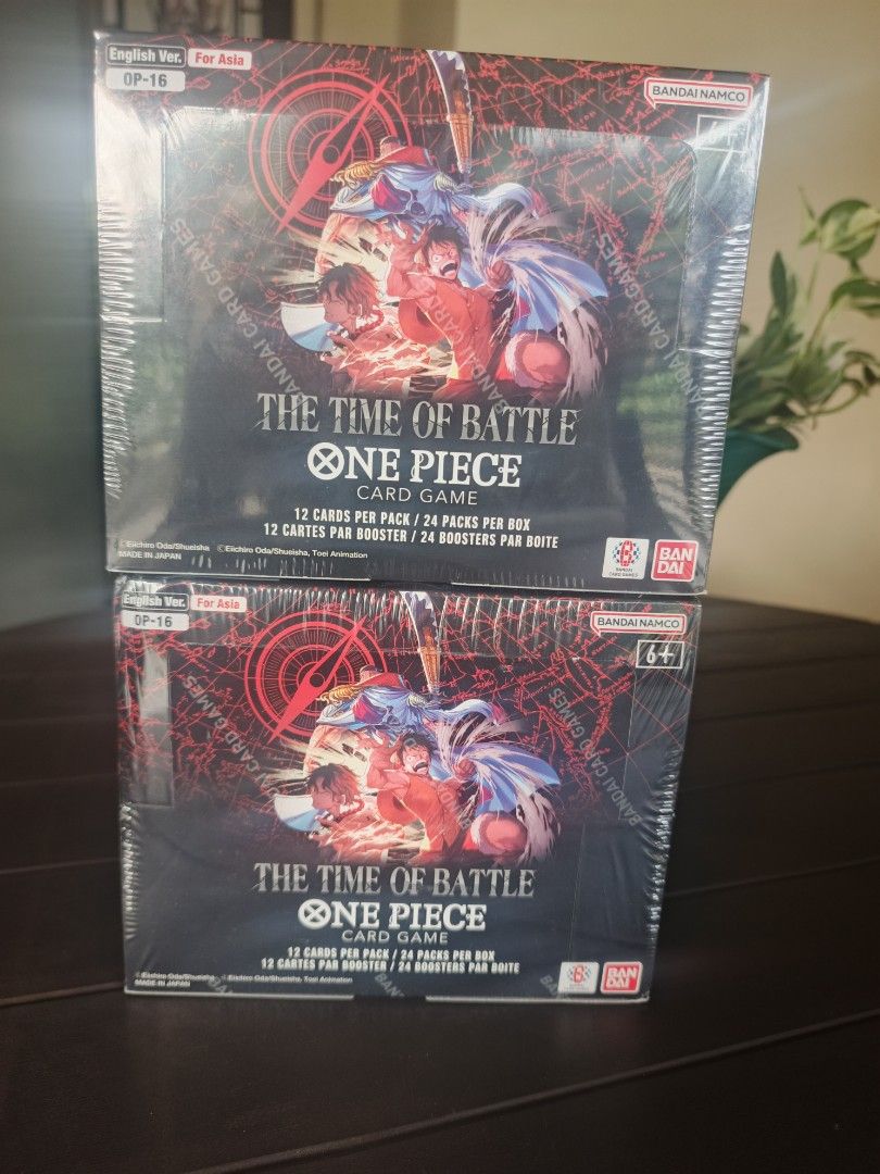 Onepiece tcg op16 boosterbox (ENG) (Category: Card Boxes & Cases) located in Manila. Submitted by blindboxcollectibles (Listing ID 1464835268, Image 1). Description: onepiece op16 english booster box mop: gcash mod: lalamove/grab loc: cainta.