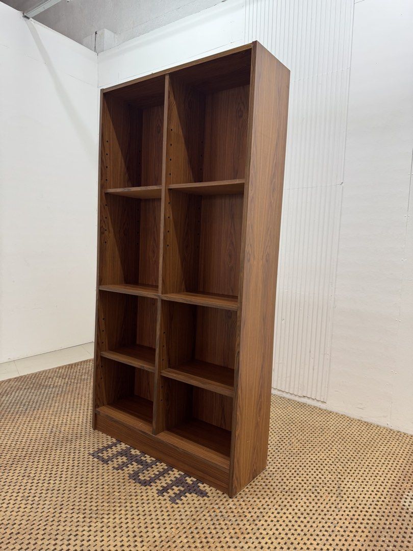 Open shelves (Category: Shelves, Cabinets & Racks) located in Quezon City. Submitted by matetdevis13 (Listing ID 1464942891, Image 3). Description: Wooden Open Shelves Adjustable Displayer Price: 6,900 L35 x W11.5 x H69.5 In good condition Code JMD23-MJ643.