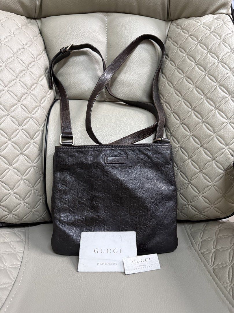 Orig Gucci Guccissima small size (Category: Sling Bags) located in Cagayan de Oro. Submitted by negosyantesibengineer (Listing ID 1464817325, Image 1). Description: .