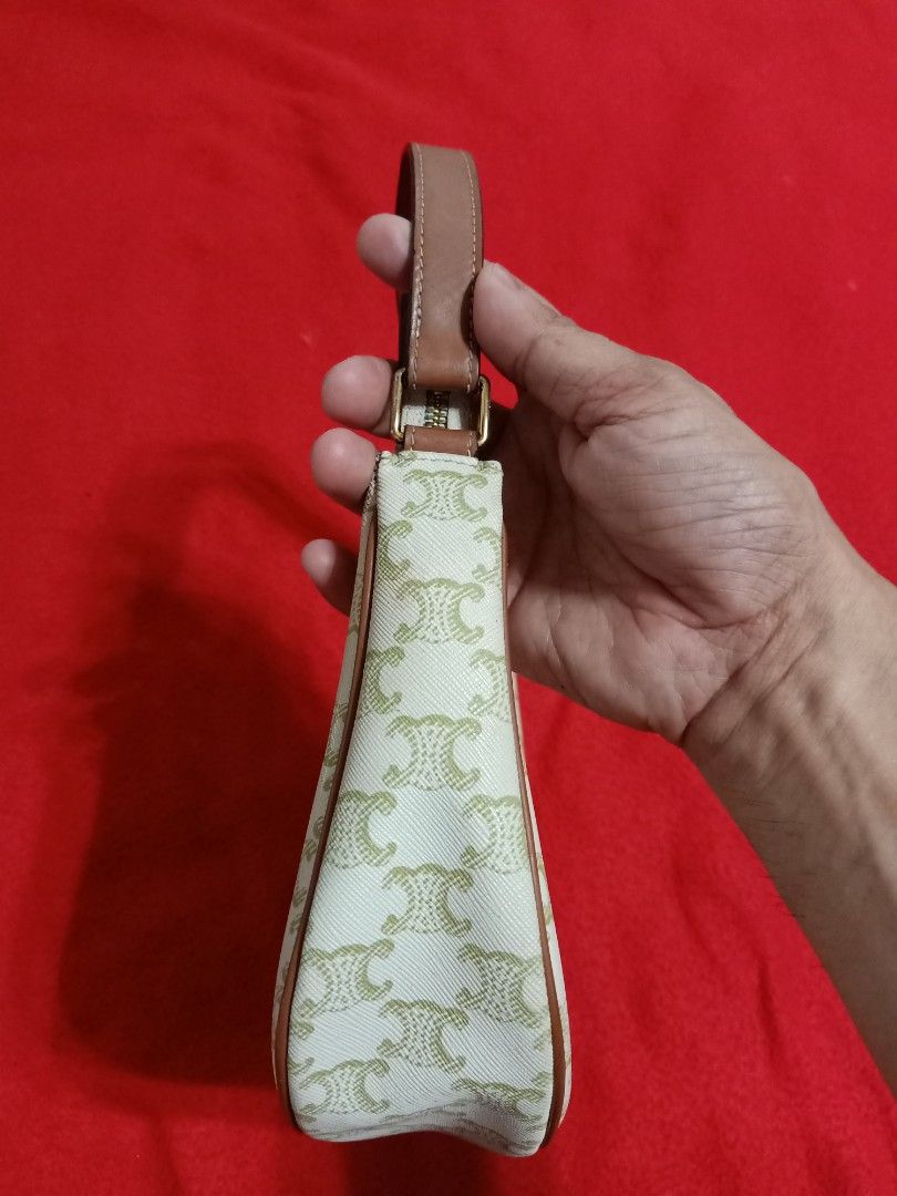 Original celine triomphe ava small shoulder bag (Category: Shoulder Bags) located in Binmaley. Submitted by fashionluxury058 (Listing ID 1464948345, Image 2). Description: original celine triomphe ava small shoulder bag in good condition size: small.