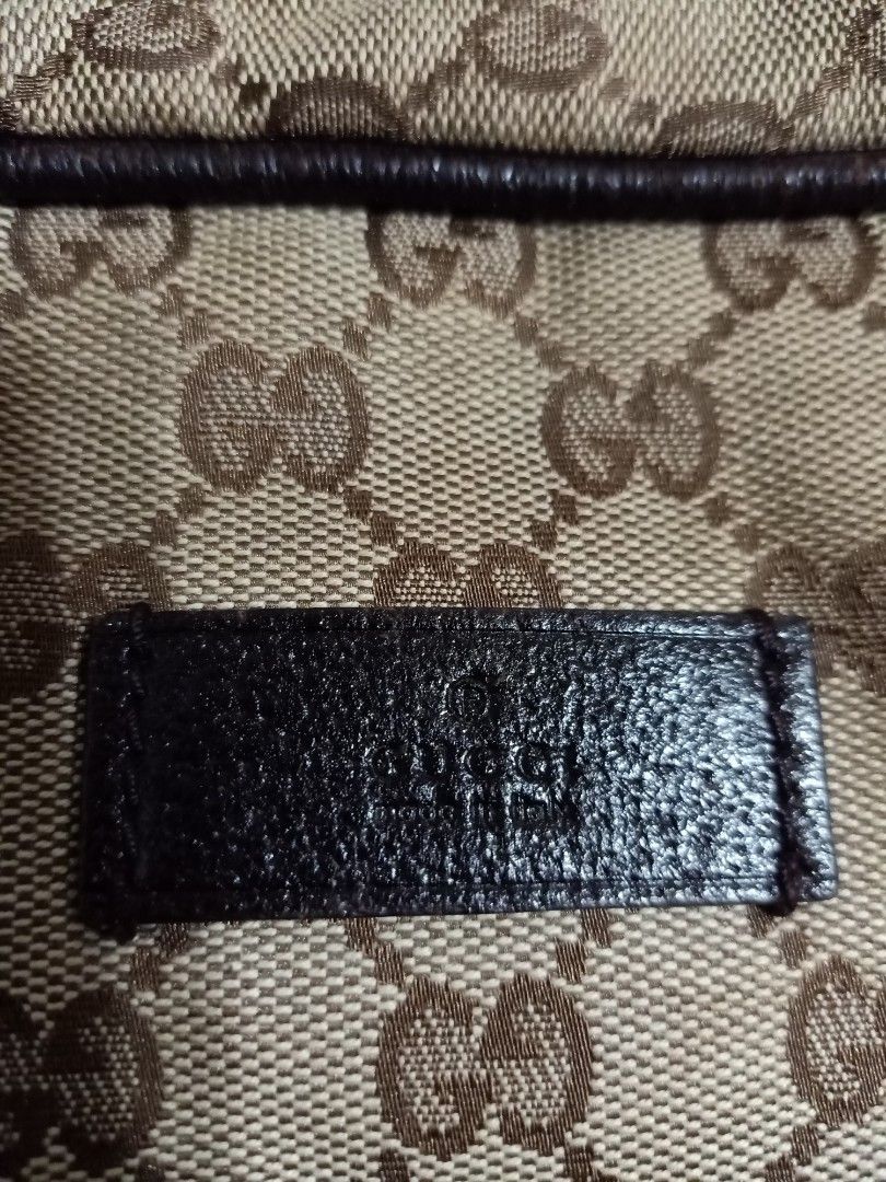 Original gucci monogram duffle bag (Category: Tote Bags) located in Binmaley. Submitted by fashionluxury058 (Listing ID 1464948173, Image 2). Description: original gucci monogram duffle bag in good condition size: large unisex.