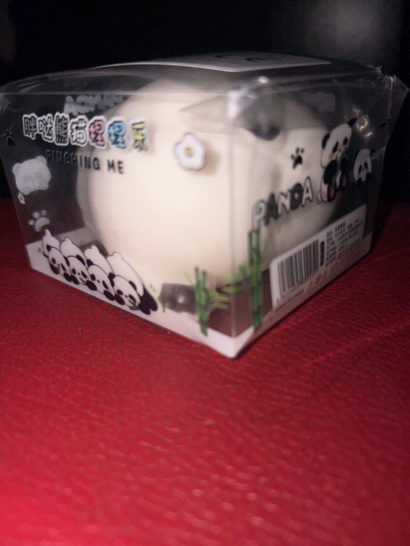 Panda Stress Relief Squishy Toy (Shaving Foam Inside) (Category: Designer & Blind Box Toys) located in Manila. Submitted by hii678 (Listing ID 1464865177, Image 2). Description: - Brand new & unopened in original clear display box - Adorable panda graphics and bamboo illustrations - Acts as a fun stress relief product and fidget toy - Perfect for desk decoration or everyday fun - Great gift idea for kids and collectors.