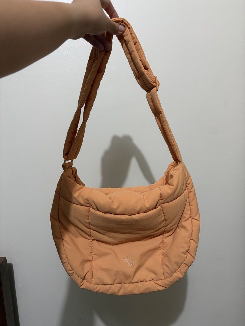 Paperbunny Puffer Swing in Tangerine (Category: Shoulder Bags) located in Pateros City. Submitted by mariselly (Listing ID 1464926559, Image 2). Description: -needs a wash -some zippers have paint chips -other than that no flaws .